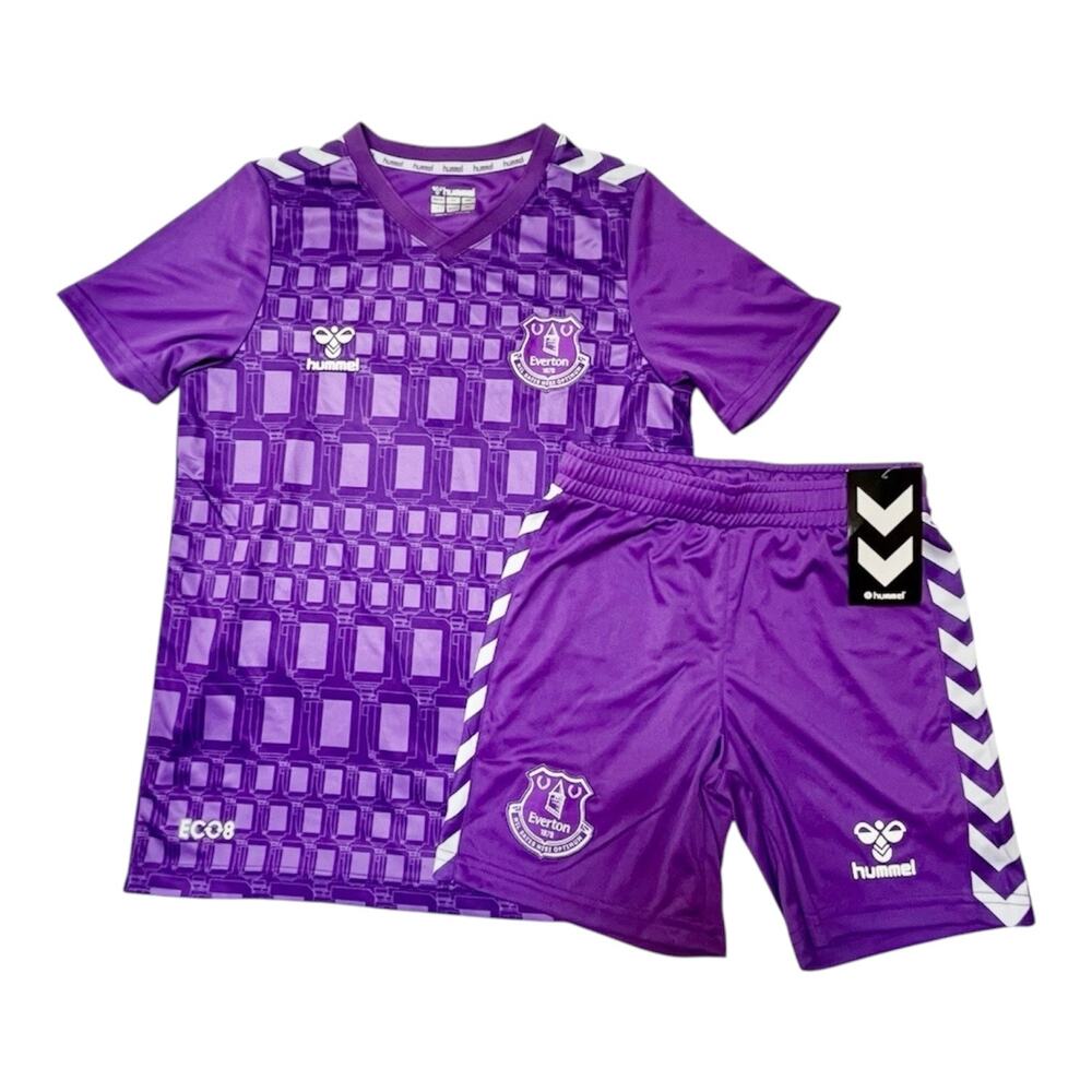 NWT Hummel Everton Soccer Jersey Kit Size Youth 8-12
